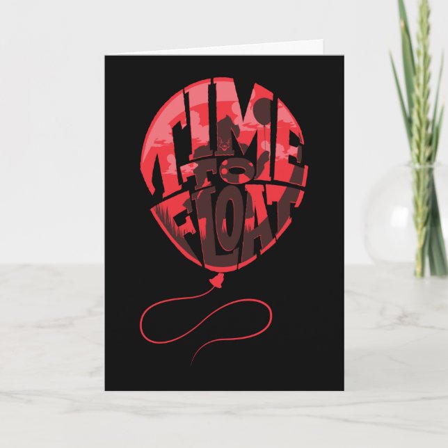 It Chapter 2 | Time to Float Balloon Graphic Card (Front)