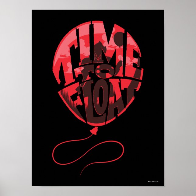 It Chapter 2 | Time to Float Balloon Graphic Poster (Front)