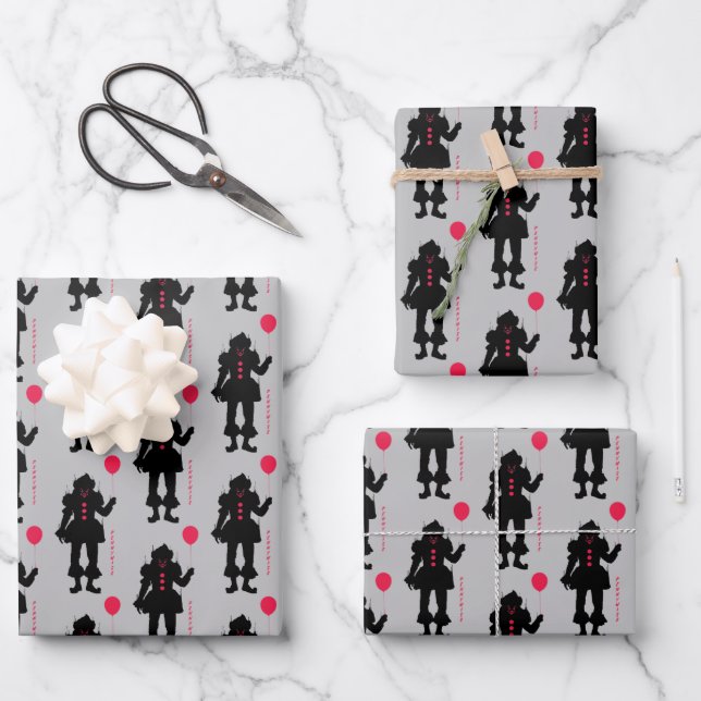 It Chapter 2 | Time to Float Balloon Graphic Wrapping Paper Sheet (Front)