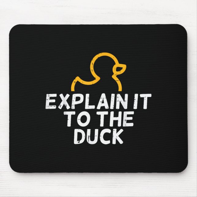 It Coder Programmer Tech Developer Shirts Men Prog Mouse Pad (Front)