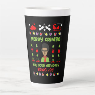 IT Computer Department Geek Xmas   Latte Mug