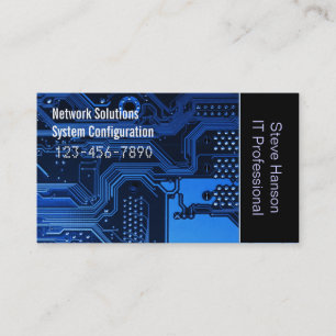 IT Computer Programmer Technician Business Card