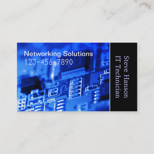 IT Computer Programmer Technician Business Card | Zazzle