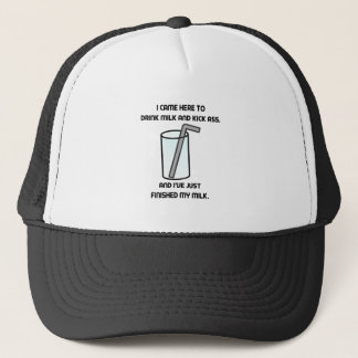 IT Crowd Drink Milk Trucker Hat