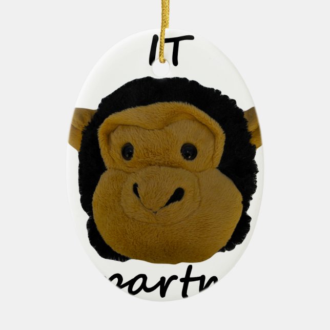 It Department Ceramic Ornament (Front)