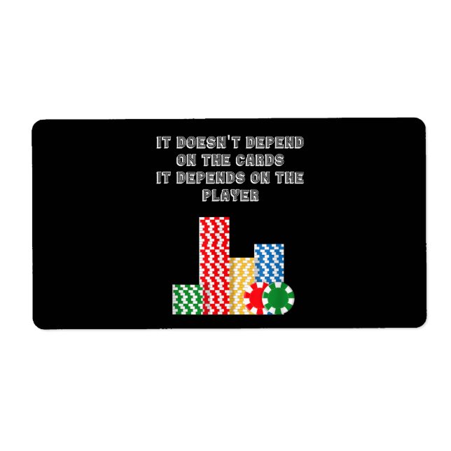 It Doesn't Depend On The Cards It Depend On Player (Front)