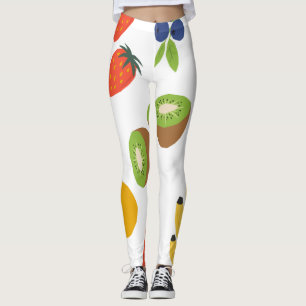 It expresses summer fruits and colors leggings