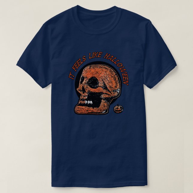 It Feels Like Halloween-Mini Pumpkin T-Shirt (Design Front)
