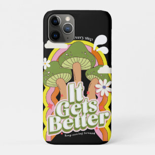 It Gets Better Good Vibes & Groovy Feels Retro C iPhone 11 Pro Case