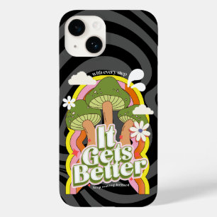 It Gets Better Good Vibes & Groovy Feels Retro Case-Mate iPhone 14 Case
