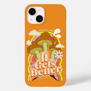 It Gets Better   Good Vibes & Groovy Feels Retro Case-Mate iPhone 14 Case