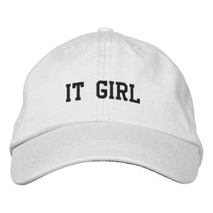 It Girl Embroidered Hat