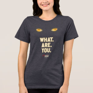 IT Glowing Eyes "What.Are.You." Tri-Blend Shirt