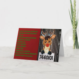 "It Happens in the Best of Families!" Humourous Holiday Card