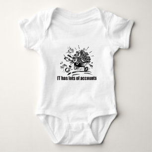 IT Has Lots of Accounts Baby Bodysuit