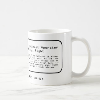 IT Helpdesk Rules Coffee Mug