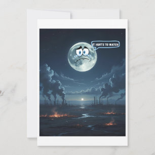 It Hurts To Watch – If The Moon Could Talk Holiday Card