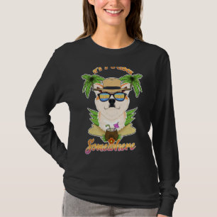 It Is 5 O´Clock Somewhere Drinking Akita Inu T-Shirt