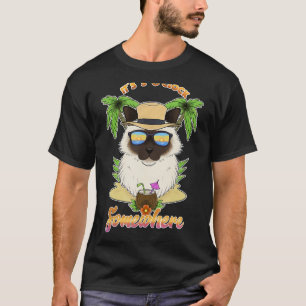 It Is 5 O´Clock Somewhere Drinking Birman Cat T-Shirt