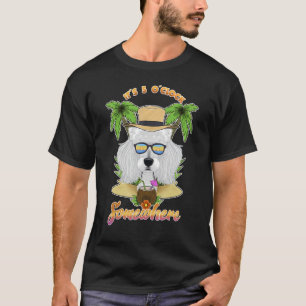 It Is 5 O´Clock Somewhere Drinking Poodle T-Shirt