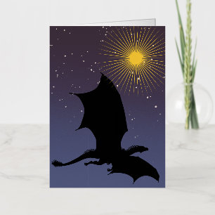 It is a Dragon, it is not your imagination Foil Greeting Card