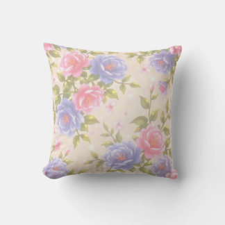It is a pillow full of flower patterns.