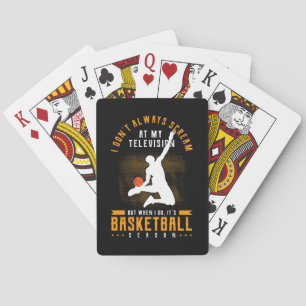 It Is Basketball Season Playing Cards