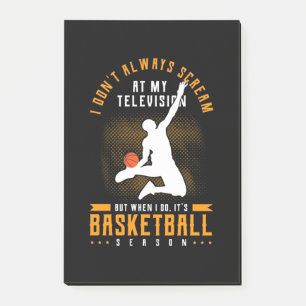 It Is Basketball Season Post-it Notes