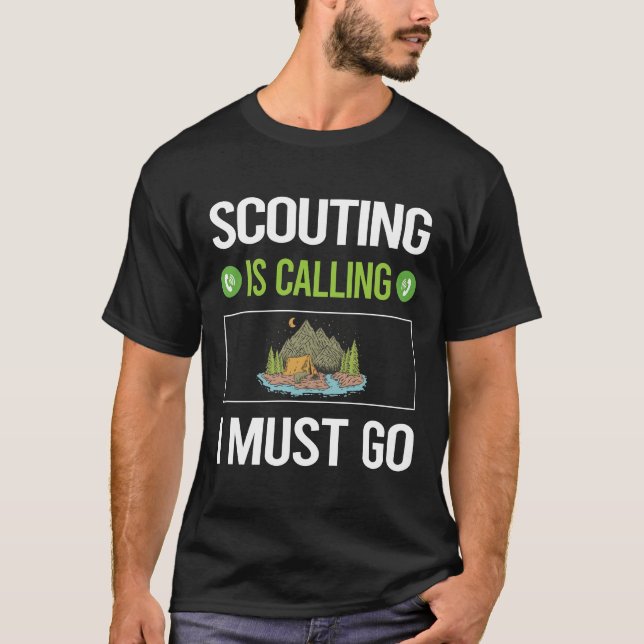 It Is Calling Scouting Scout Scouts T-Shirt (Front)