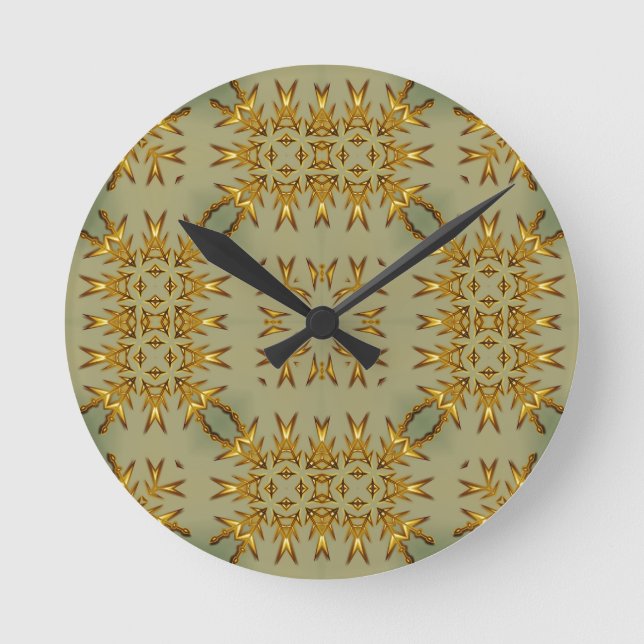 It is Christmas Again - 2 Round Clock (Front)