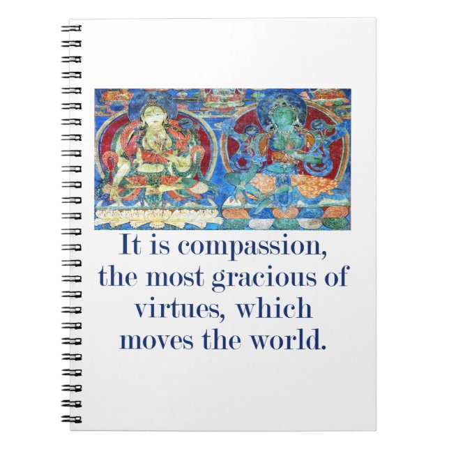 It Is Compassion The Most - Compassion Quote  Notebook (Front)