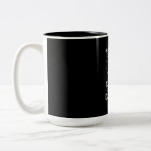 It Is Dalmatian Dog Glitter Two-Tone Coffee Mug