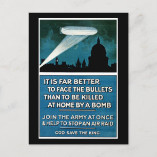 It Is Far Better to Face The Bullets... Postcard