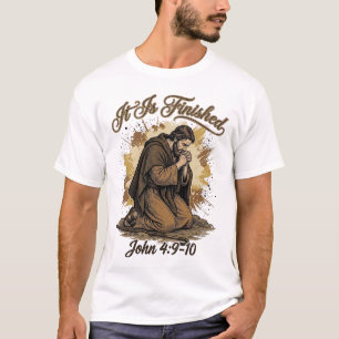 It Is Finished Bible Verse Vintage Christian Shirt