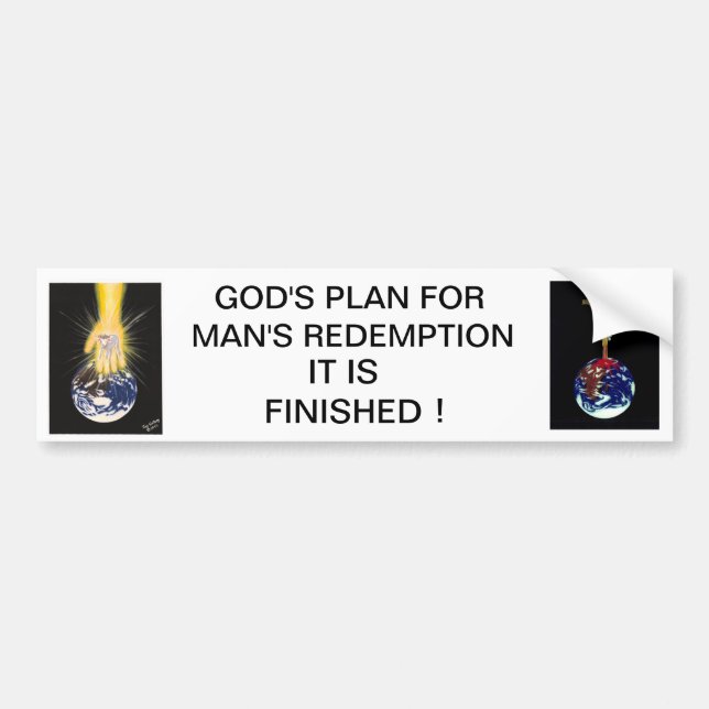 It is Finished ! Bumper Sticker (Front)