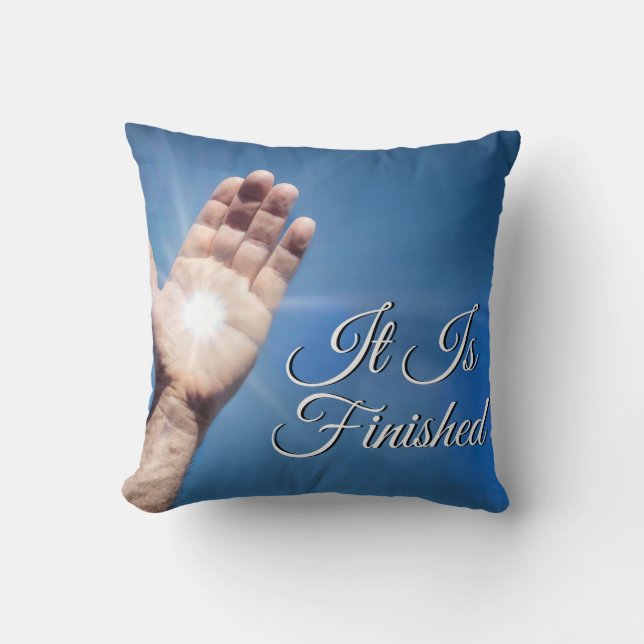 It Is Finished Cushion (Front)