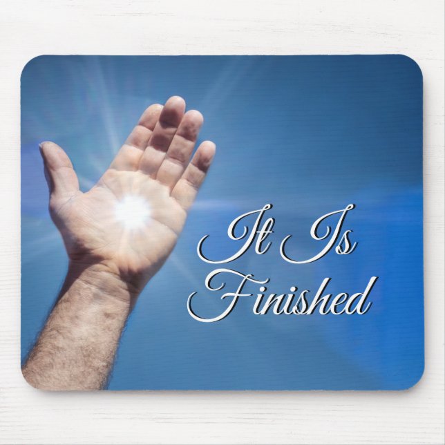 It Is Finished Mouse Pad (Front)