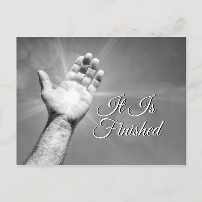 It Is Finished Postcard (Front)