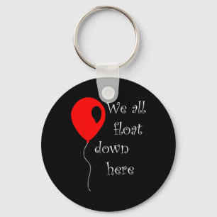 It Is Halloween Costume Red Lloon You'll Float Too Key Ring