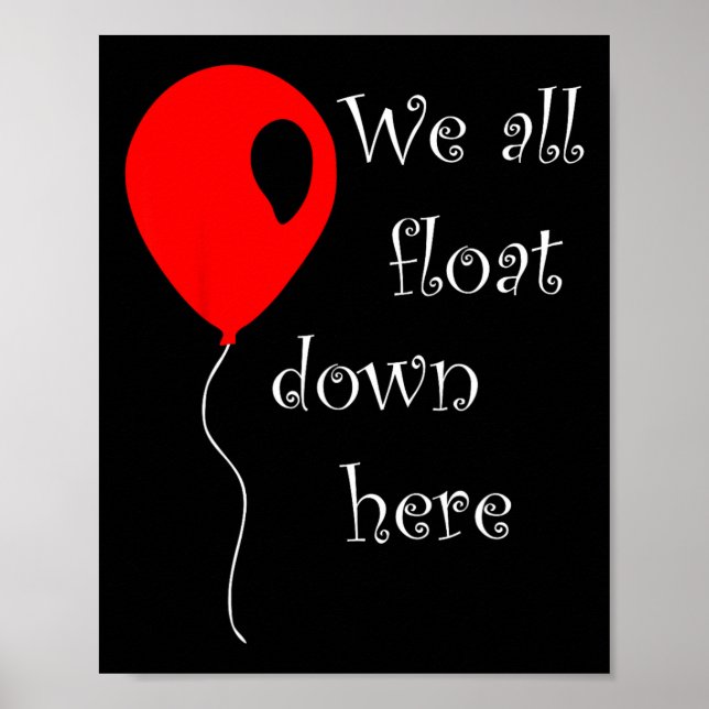 It Is Halloween Costume Red Lloon You'll Float Too Poster (Front)