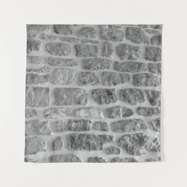 It is horizontal stone rough wall pattern backgrou tapestry (Front)