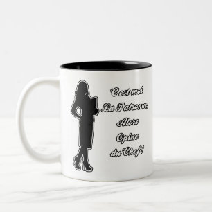 IT IS ME THE OWNER, THEN OPINE OF THE CHIEF Two-Tone COFFEE MUG