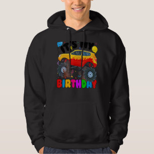 It Is My Birthday Monster Truck Car Party Day Cut Hoodie