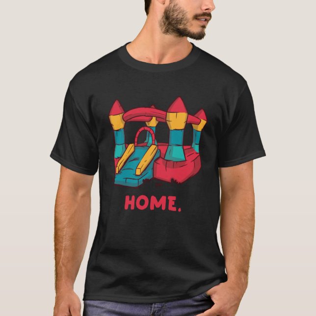 It Is My Only Home Large Medieval Building Castle T-Shirt (Front)