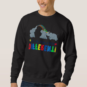 It Is Ok To Be Different Elephant Autism Cute Sweatshirt