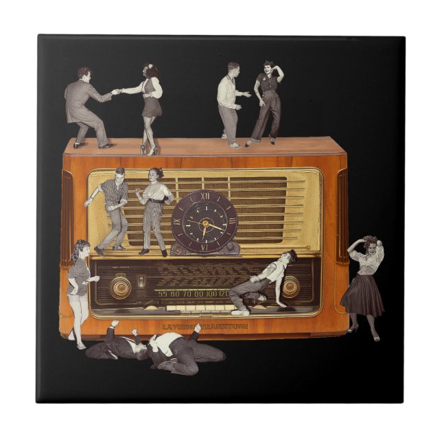 It is only Rock & Roll Ceramic Tile (Front)