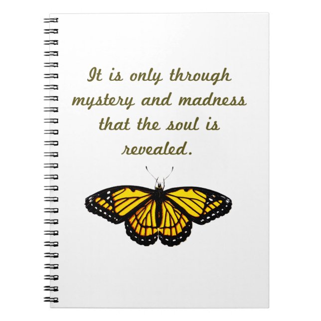 It Is Only Through Mystery Notebook (Front)