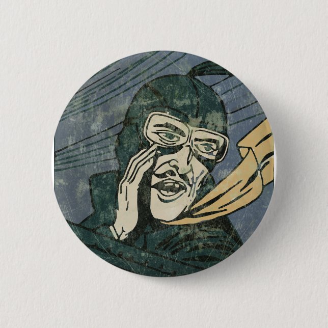 It is secret! 6 cm round badge (Front)