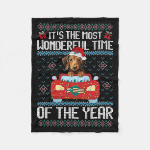 It Is The Most Wonderful Time Of The Time Fleece Blanket