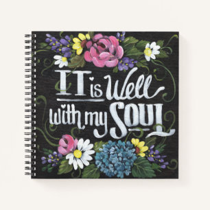 "It is Well" Custom Spiral Journal
